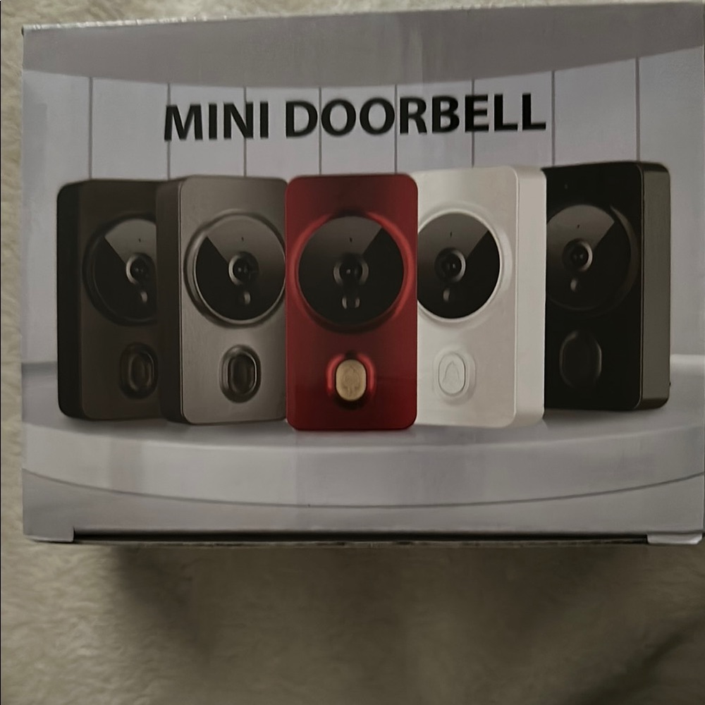 Mini Doorbell in black NIB